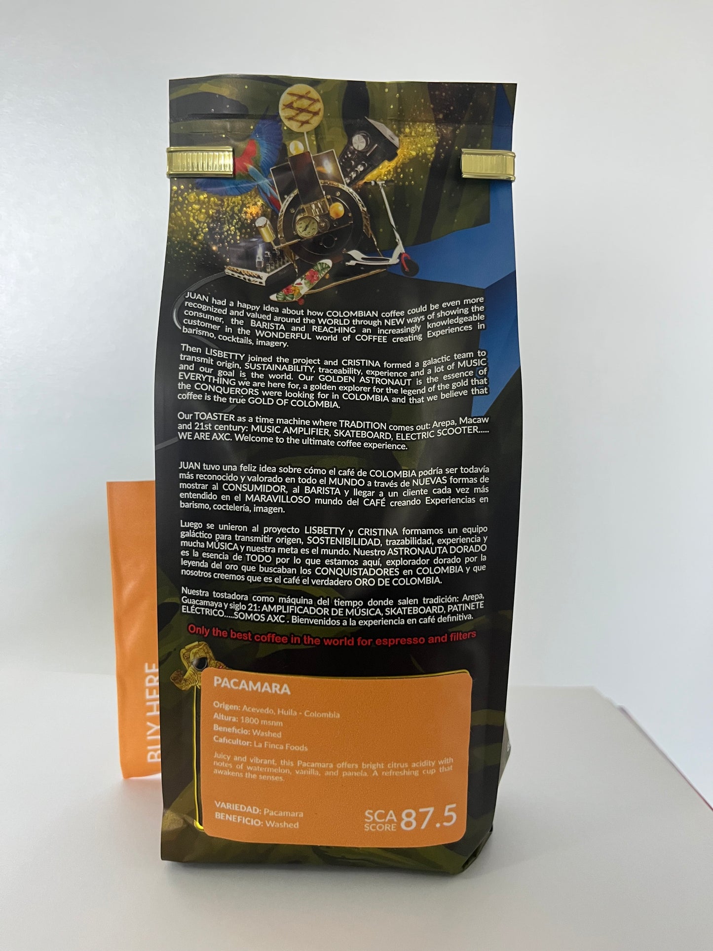 Pacamara | SCA Score: 87.5 | Net Weight: 12 oz (340 g)