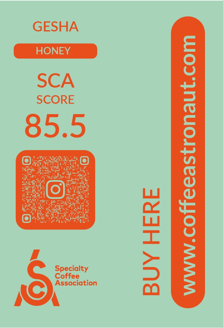 Gesha | SCA Score: 85.5 | Net Weight: 12 oz (340 g)