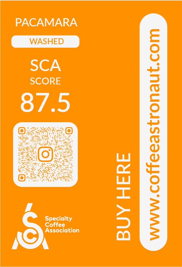 Pacamara | SCA Score: 87.5 | Net Weight: 12 oz (340 g)