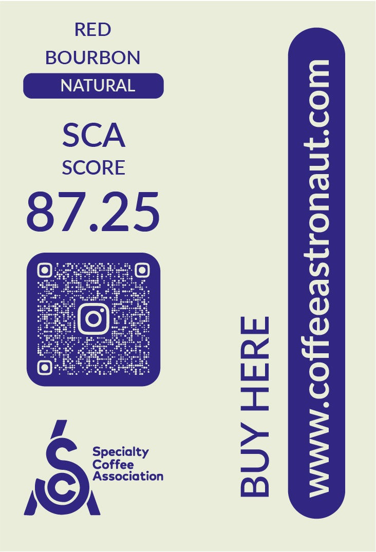 Red Bourbon | SCA Score 87.25 | Net Weight: 12 oz (340 g)