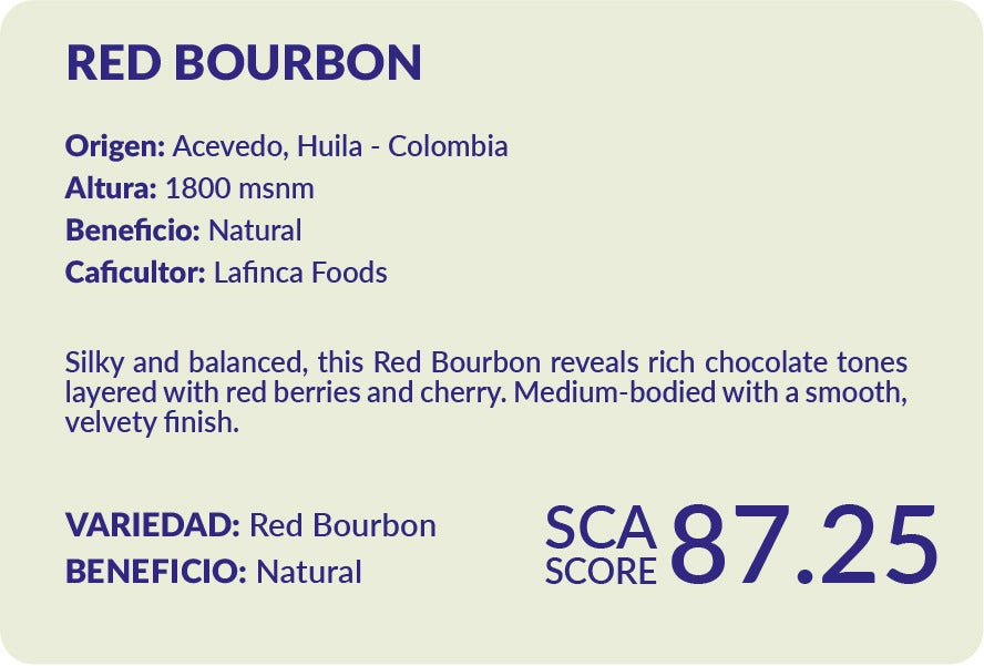 Red Bourbon | SCA Score 87.25 | Net Weight: 12 oz (340 g)